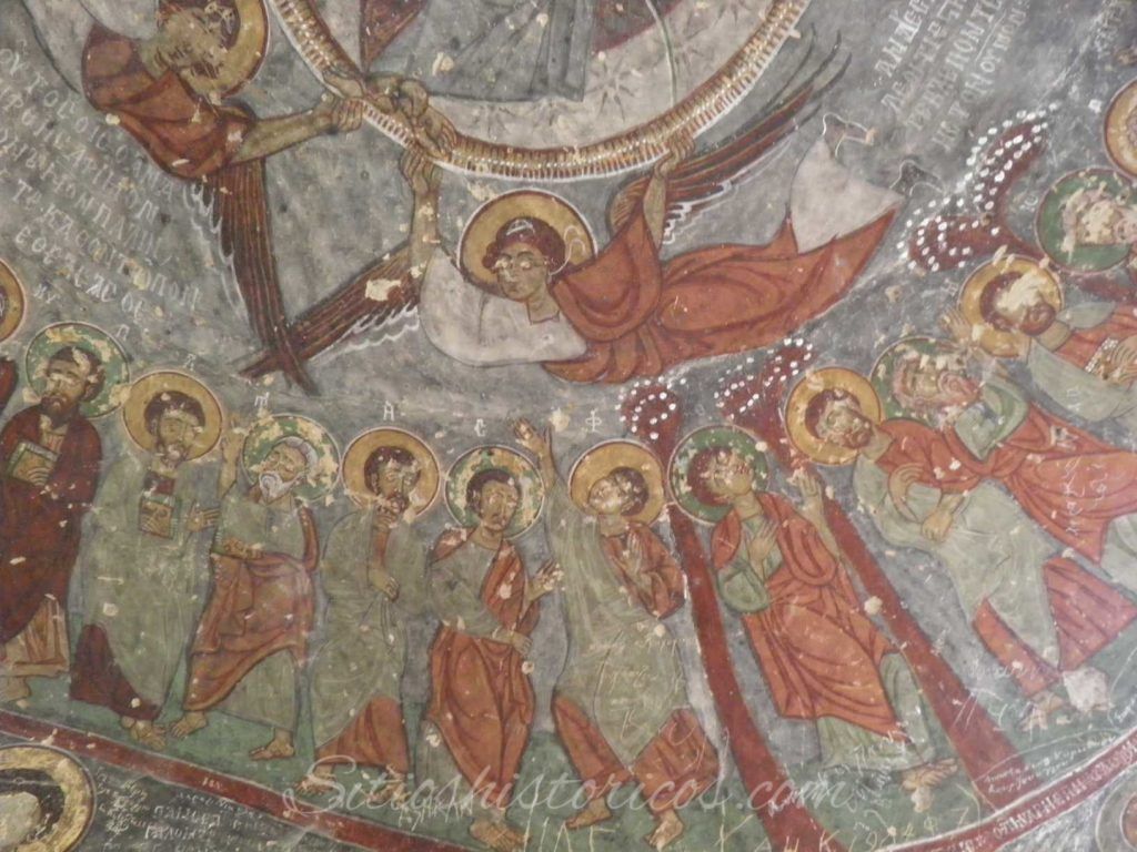 Techo de la iglesia de San Jorge en Capadocia