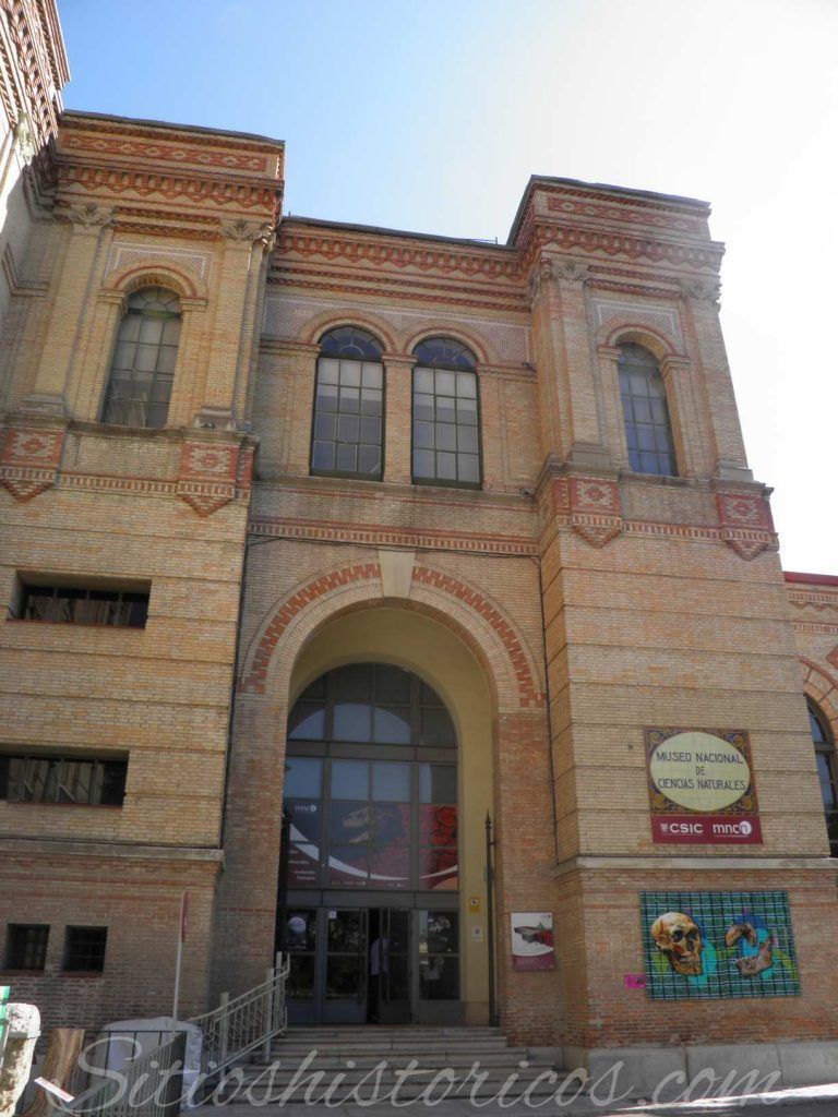 Edificios históricos Madrid. Museo Nacional de Ciencias Naturales.
