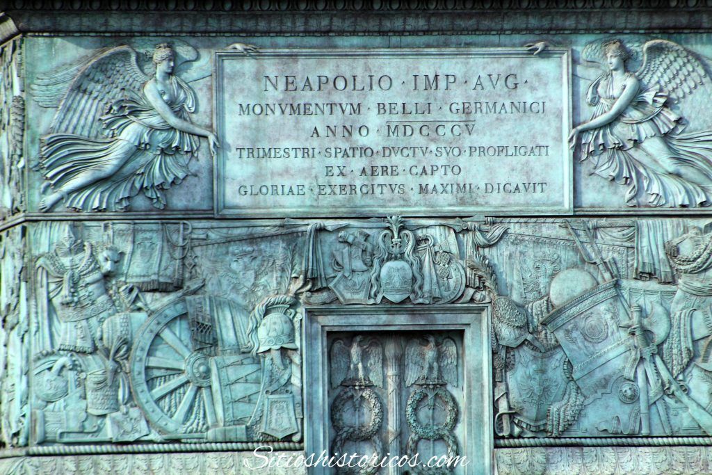 Inscripción columna Vendome