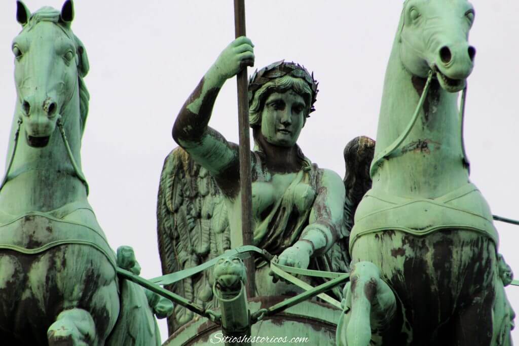 Diosa de la victoria. Puerta de Brandeburgo