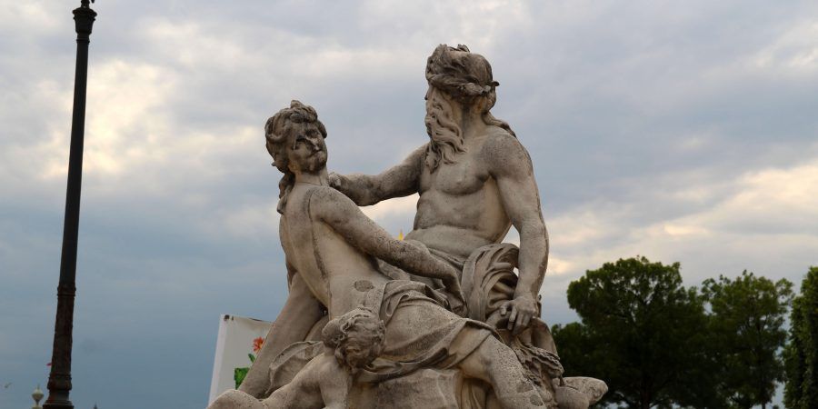 El Sena y el Marne jardín de las Tullerías