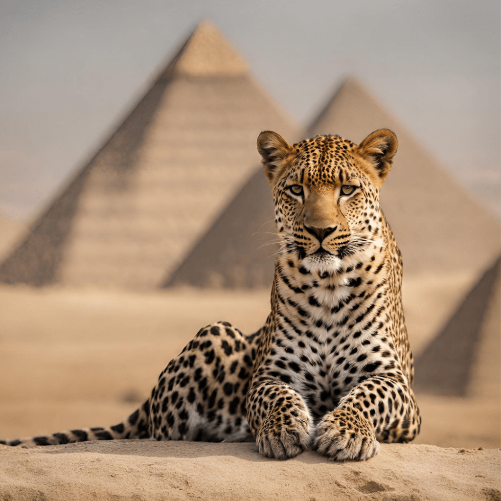 Los leopardos en el Antiguo Egipto.
